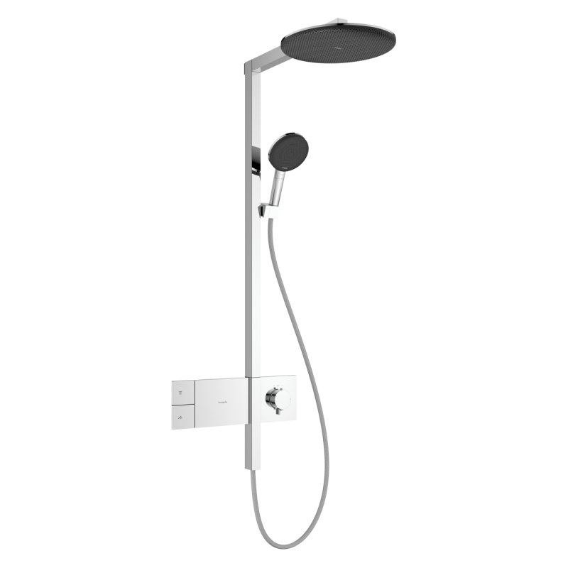 RAINDANCE ALIVE S душова система Showerpipe 300, 1jet, з термостатом, хром