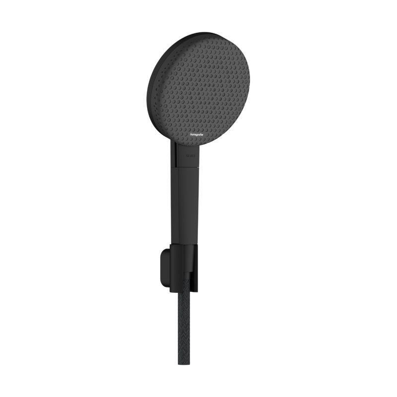 RAINDANCE ALIVE SELECT S душовий набір EcoSmart (ручний душ 3режими, шланг, тримач), чорний матовий