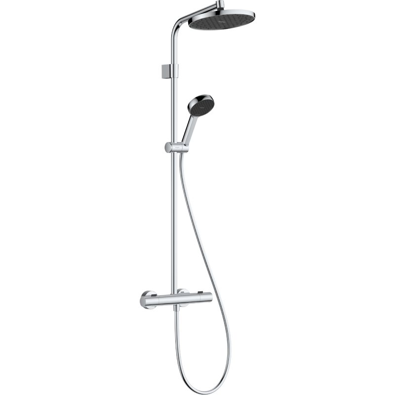 ACTIVERA S 240 1jet EcoSmart Showerpipe душова система з термостатом, хром