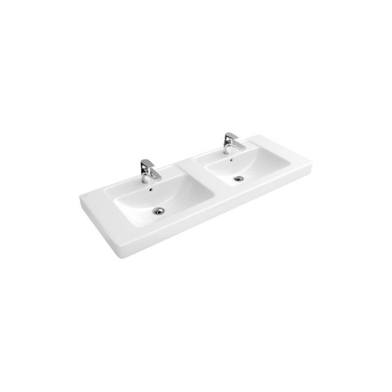 VILLEROY&BOCH Умивальник 130*49см двійний, White Alpin