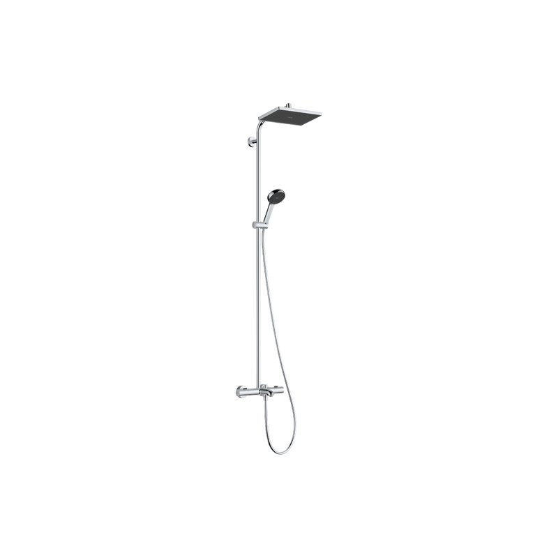 ACTIVERA Q 290/180 1jet EcoSmart Showerpipe душова система з термостатом для ванни, хром