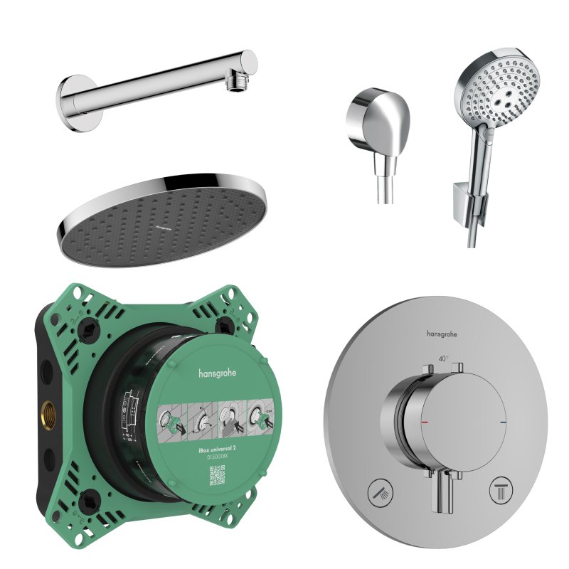 ECOSTAT COMFORT S набір змішувачів ПМ (28056000+27809000+33715000+01500180+27454000+27668000), хром
