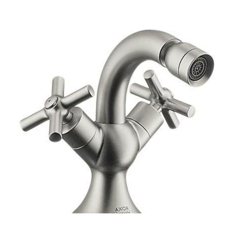 Axor Terrano - змішувач на біде (хрестики) сатінокс HANSGROHE 37230810