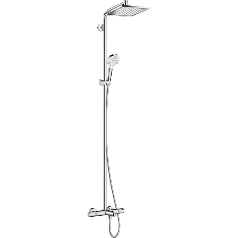 CROMETTA E 240 1jet Showerpipe душова система з термостатом для ванни, хром