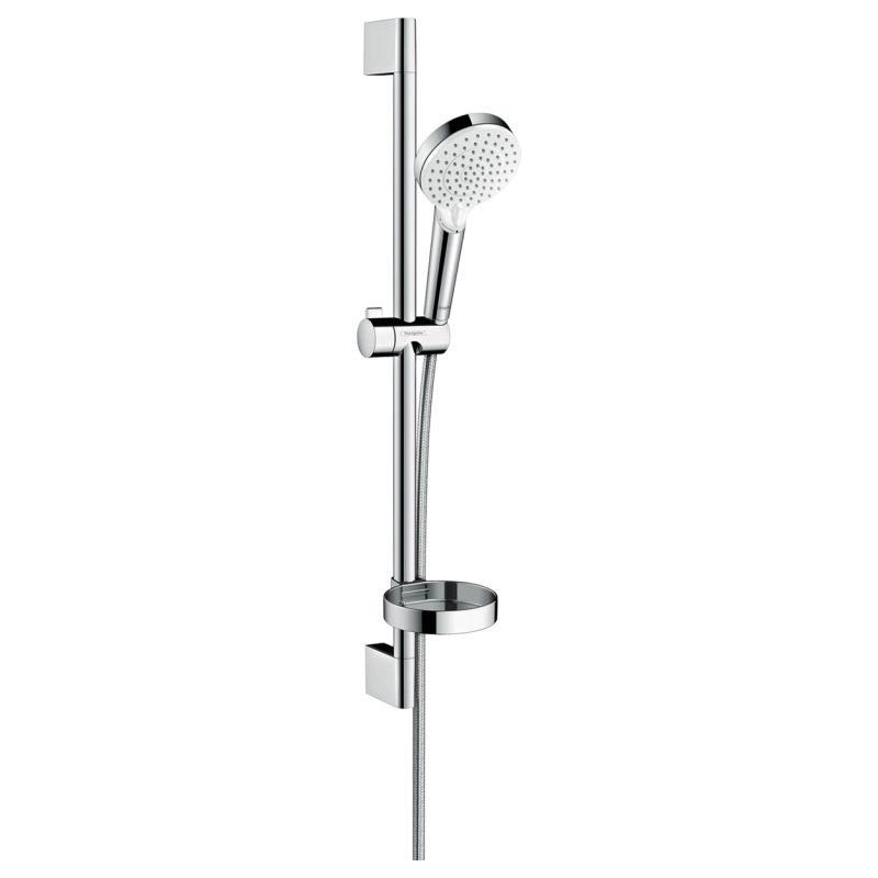 Crometta Vario Душевий набір 0,65 м, з мильницею Casetta, білий/хром