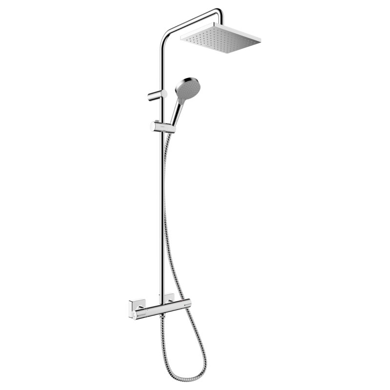 VERNIS SHAPE душова система Showerpipe 230 з термостатом, 1jet