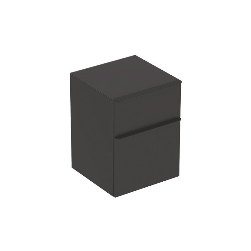 SMYLE SQUARE тумба 45*60*47см, з 2 ящ., лава/фарбований матовий, лава/з матовим порошковим покрыттям