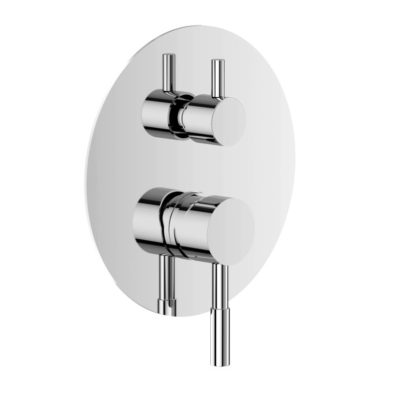 CRUZE змішувач прихованого монтажу, 2-F, cromo