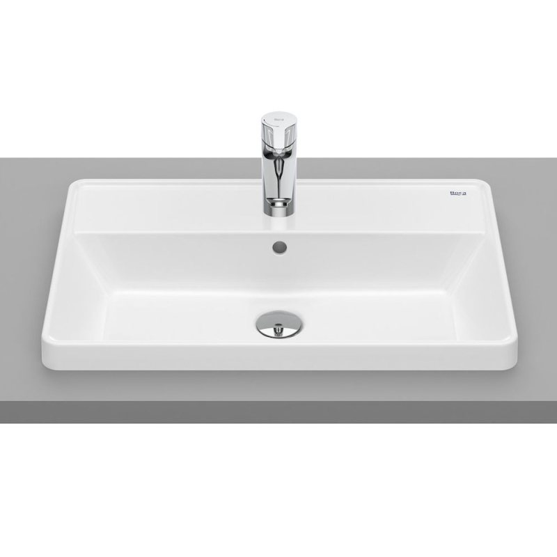 GAP умивальник 60*39см, вбуд., прямокутний, з отвором пiд змiшувач