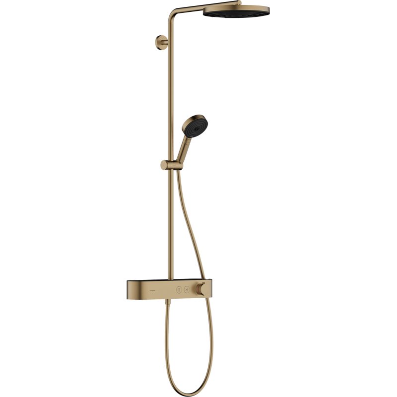 PULSIFY Showerpipe душова система 260 з термостатом, колір шліфована бронза