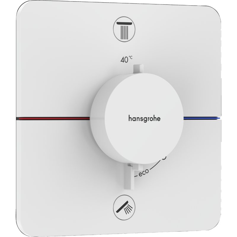 SHOWER SELECT COMFORT Q термостат для 2х споживачів , ПМ, колір білий матовий