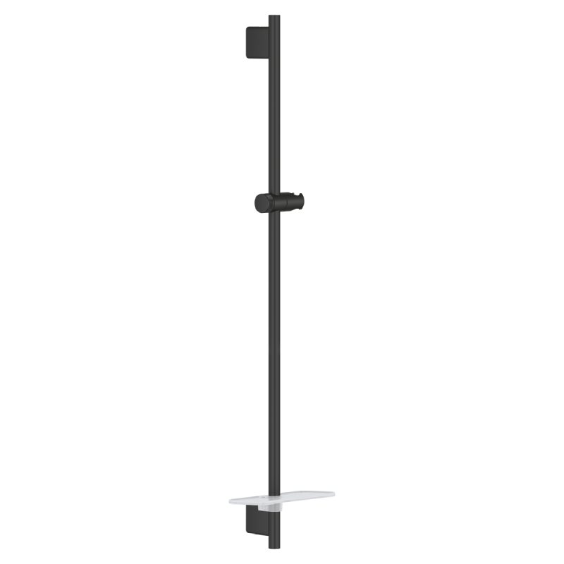 RAINSHOWER SMARTACTIVE душова штанга 90см з поличкою, колір чорний матовий