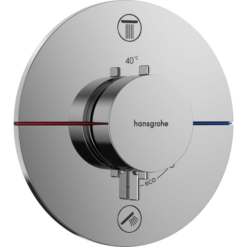 SHOWER SELECT COMFORT S термостат для 2х споживачів, ПМ, колір хром